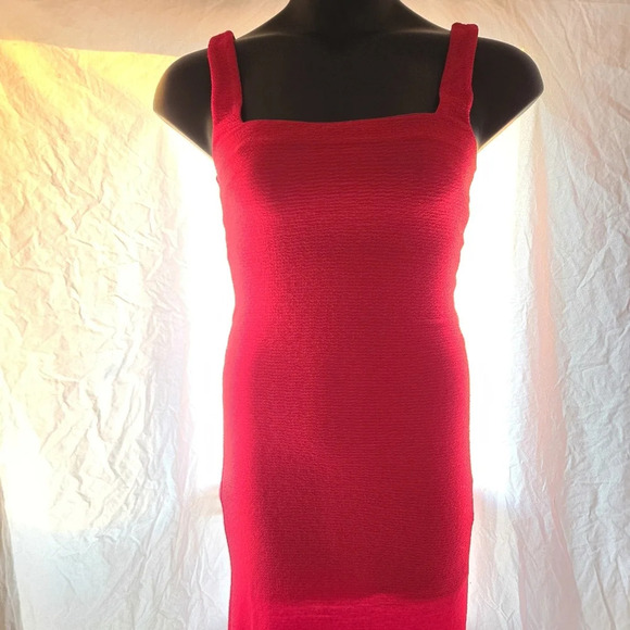 Red Grunge Ripped Stocking Dress NWT - Picture 5 of 11